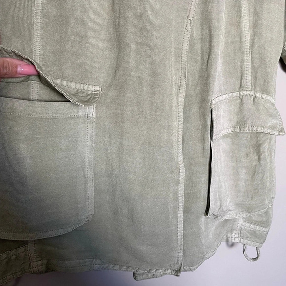 Kenneth Cole  Reaction Linen Blend Double Breasted Jacket Blazer Sz S - Picture 4 of 12